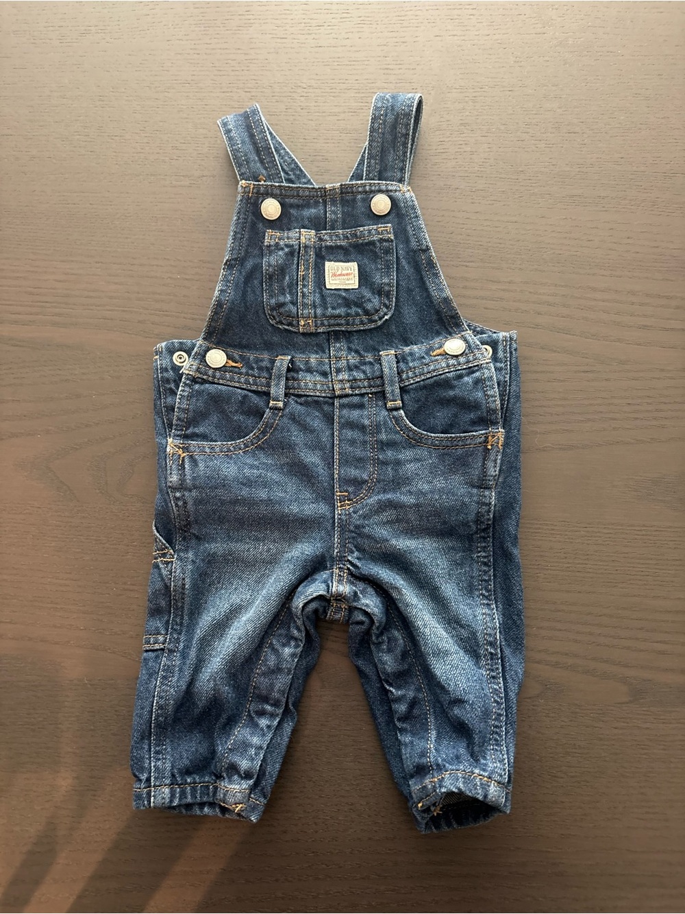 Old Navy Dark Blue Denim Kids Overalls